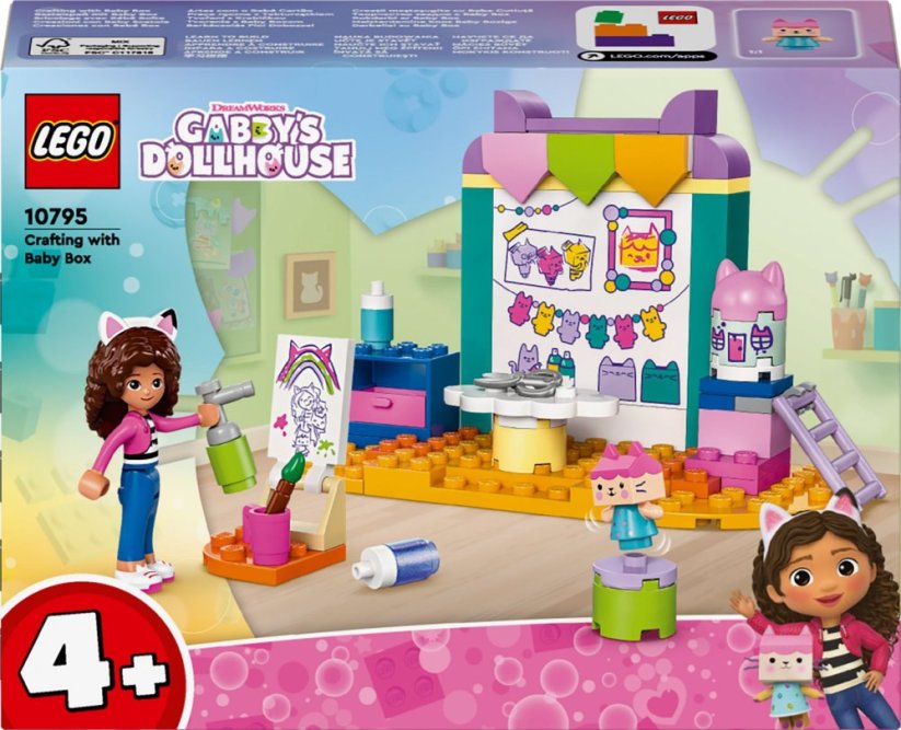 LEGO Koci Domček Gabi: Prace ręczne z Tekturzątkiem 4 ks (10795)