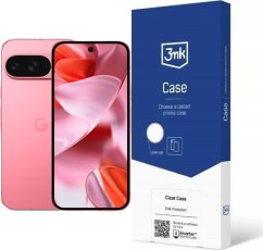 Google Pixel 9 5G 12/256GB Różowy  (GA09340-GB) + Etui Clear Case