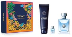 Versace Pour Homme Medusa Eau De Toilette 100ml + Eau de Toilette 5ml + Shower Gel 150ml