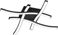 NoName lampa na strop Route led 500 lumen 46 x 36 x 7 cm nikiel Čierny
