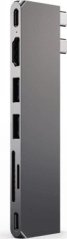 Satechi Pro Hub Slim - aluminiowy hub z podwójnym USB-C do MacBook (USB 4, HDMI, 2x USB-A, SD/microSD, USB-C) (space grey)