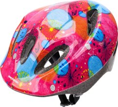 Meteor prilba bicyklová detský METEOR KS05 pink abstract M# (52-56)