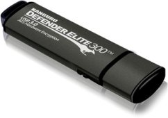 iStorage iStorage Kanguru Defender Elite300, 64GB pamięć USB USB Typu-A 3.2 Gen 1 (3.1 Gen 1) Čierny, Sivý