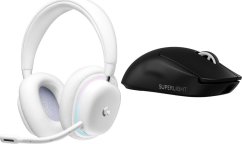 Logitech G735 Białe (981-001083) + G PRO X SuperLight 2  (910-006630)