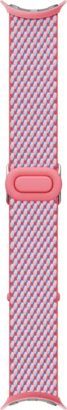 Google Pixel Watch 3 (45mm), Woven Band, Peony, WW