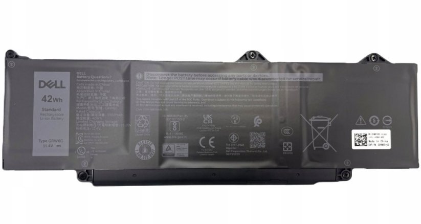 Dell Btry,Pri,42Whr,3C,Lith,Byd