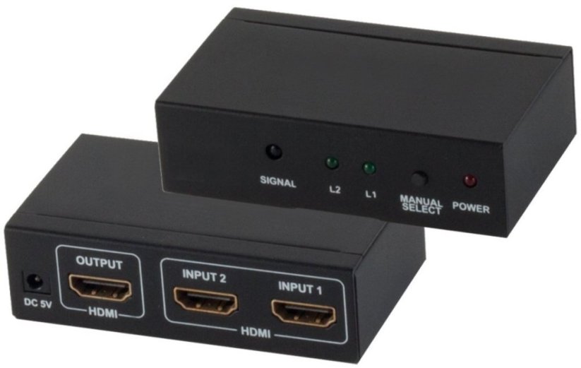 Shiverpeaks Professional HDMI Switch 2xIN 1xOUT 4K2K 3D (SP05-02002)