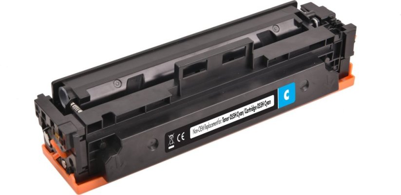 Static Control for laser printers, 5900 pages. Compatible Static-Control Canon CRG-055H, Cyan
