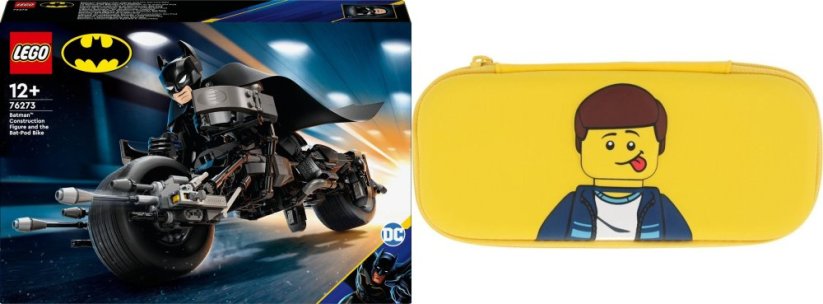 LEGO DC Batman Figurka Batmana™ do zbudowania i batcykl (76273)