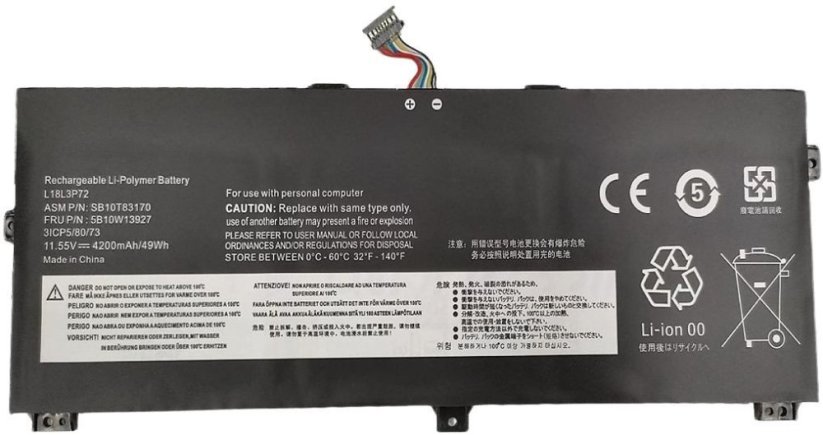 CoreParts CoreParts MBXLE-BA0310, Battery, Lenovo, ThinkPad X390 Yoga, ThinkPad X390 Yoga(20NNA005CD), ThinkPad X390 Yoga(20NNA006CD)