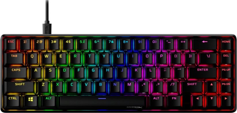 HyperX HP HyperX Alloy 65 Aqua Keyboard US-Layout 56R64AA#ABA 0196337181342