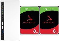 Qnap TS-233 + 2x Seagate IronWolf 8TB (ST8000VN004)