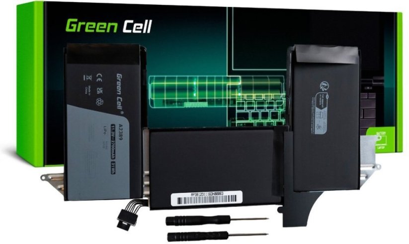 Green Cell A2389 do Apple MacBook Air 13 M1 A2337 2020 (AP38)