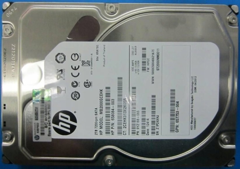 HP 2Tb 7.2K RPM SATA