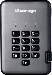 iStorage diskAshur Pro 2 1TB Sivý (IS-DAP2-256-1000-C-G)