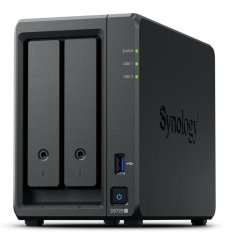 Synology Synology DiskStation DS725+ serwer danych NAS Ryzen Embedded R1600 4 GB DDR4 0 TB Čierny