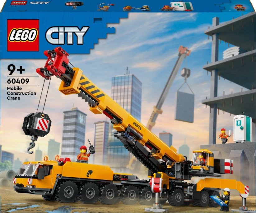 LEGO City Žltý mobilný žeriav (60409)