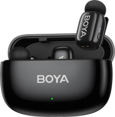 Boya Boya Mini-14 Ultracompact 2.4GHz Wireless Microphone System with USB-C plug(Black)