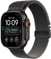 Apple Watch Ultra 4 GPS + Cellular 49mm Black Titanium / Milanese Loop L Čierny (MJAX4QF/A)