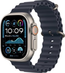 Apple Watch Ultra 2 GPS + Cellular 49mm Titanium Case Ocean Band Modrý  (MX4D3KS/A)