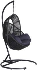 Gosh Hanging swing chair HATIS "Eliza", dark grey