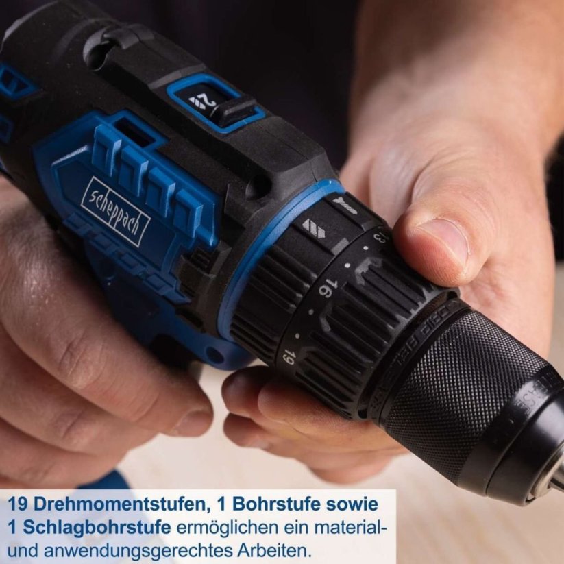Scheppach BC-CD60-X 20 V 1 x akumulátor 2 Ah