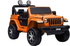 Lean Cars LEAN CARS Auto na akumulátor Jeep Rubicon 4x4 Oranžový