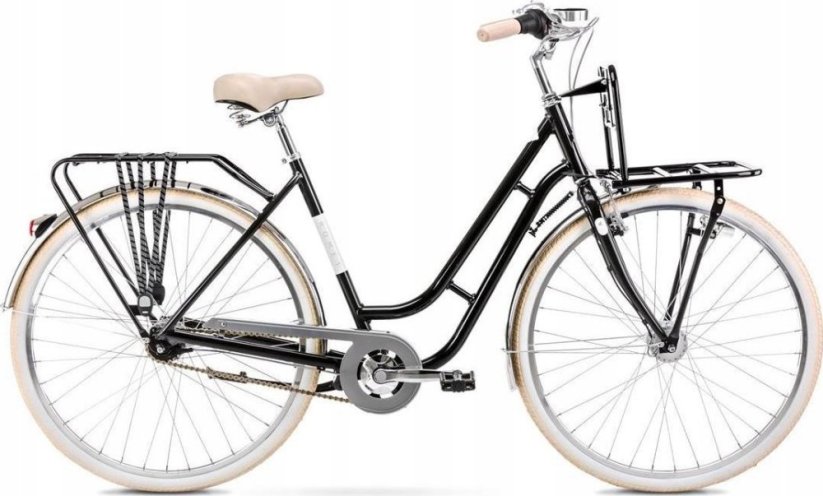 Romet Dviratis Romet Luiza Lux 28" 2023 black-19" / L (Dydis: 19" / L)