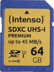 Intenso Premium SDXC 64 GB Class 10 UHS-I  (3421490)