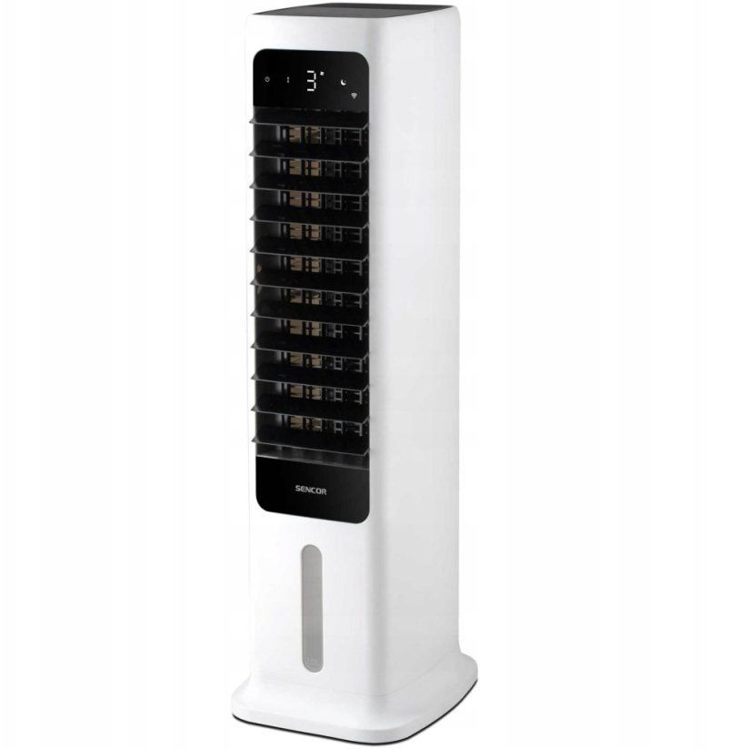 Sencor SFN 9025WH ventilátor stojacy z nawilaczem + WiFi