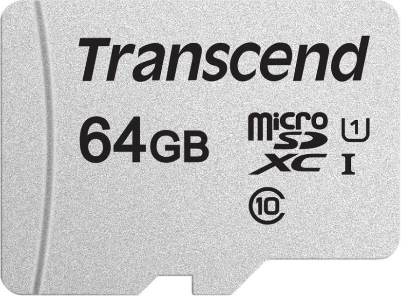 Transcend 300S MicroSDXC 64 GB Class 10 UHS-I/U1 V30 (TS64GUSD300S)