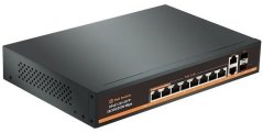 Hismart PoE switch 1000Mbps 8 portów +2G uplink +2G SFP