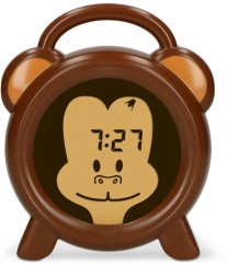 Usorteret Alecto Baby Moneky sleep rhythm alarm clock, digital