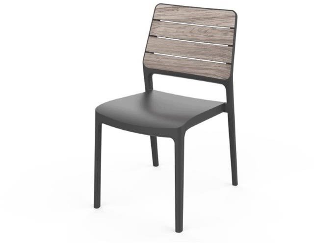Keter kreslo ogrodowe Deco Porto odcień dreva/Sivý (8711245162133)