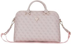Guess Bag Guess 4G Zipper Pocket Triangle Logo 15" pink