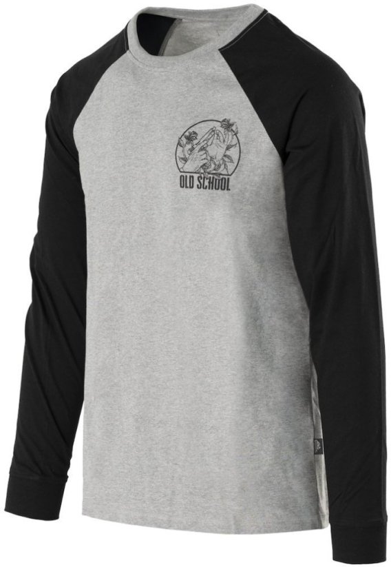 Helikon-Tex T-shirt Long Sleeve (Old School) - Mid Grey Melang