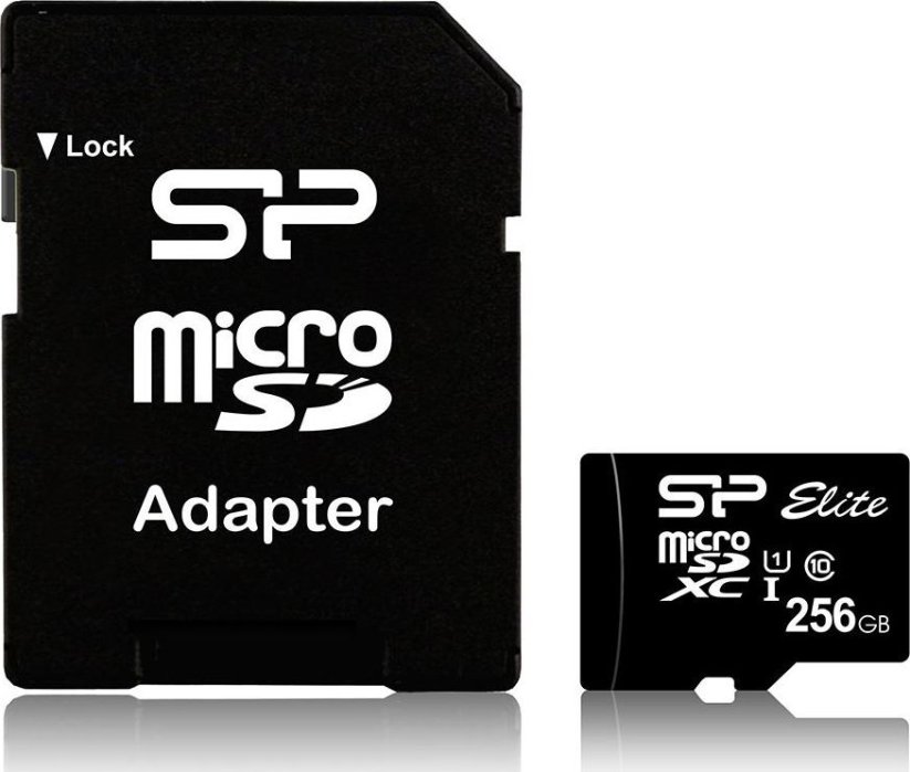 Silicon Power Elite MicroSDXC 256 GB Class 10 UHS-I/U1  (SP256GBSTXBU1V10SP)