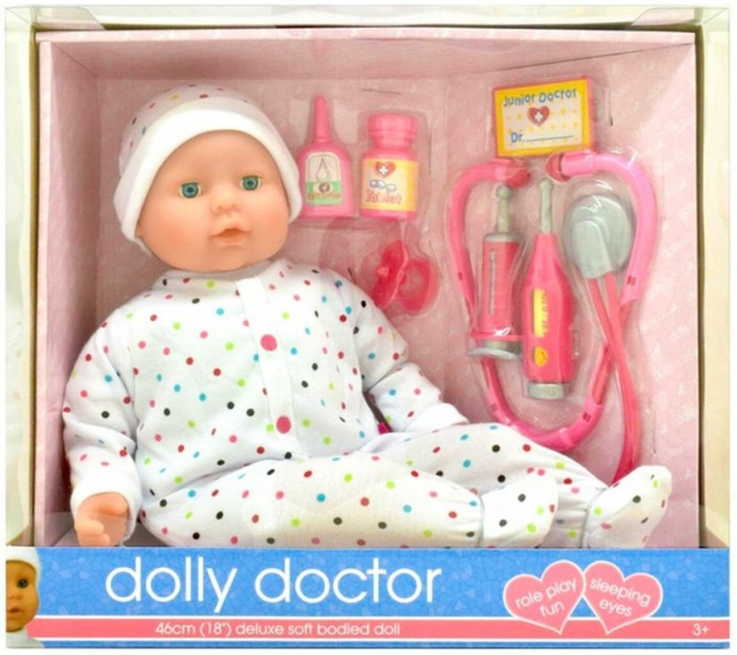 NoName DOLLSWORLD doll Dolly Doctor, 46 cm