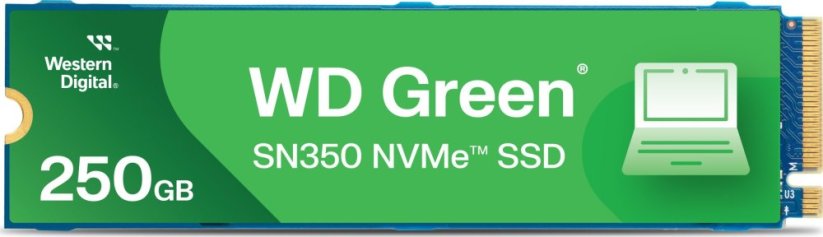 WD Green SN350 250GB M.2 2280 PCI-E x4 Gen3 NVMe (WDS250G2G0C)