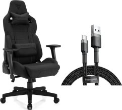 SENSE7 Sentinel materiałowy czarny + kabel usb