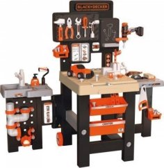 Smoby Black&Decker Mega Warsztat Hydraulik Malarz 3w1 100 akcesorii