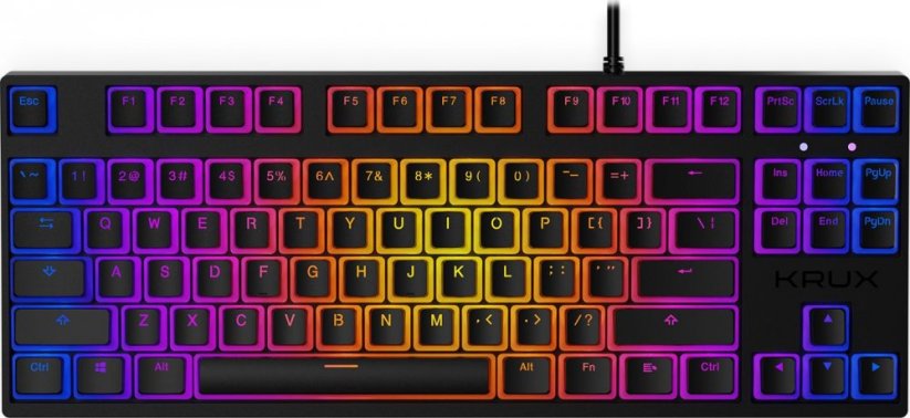Krux Atax PRO RGB Pudding Outemu Black (KRX0127)