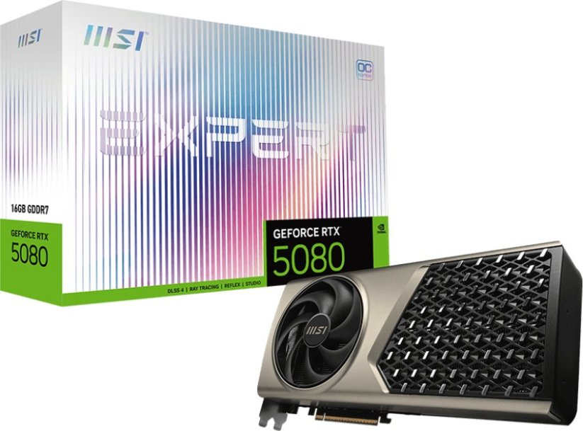 MSI GeForce RTX 5080 Expert OC 16GB GDDR7 DLSS4