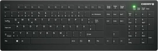 Cherry ACTIVE KEY AK-C8112 Bezdrôtová Medyczna Uszczelniona Układ DE Čierny (AK-C8112-FUS-B/DE)