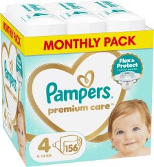 Pampers Pampersy Premium Care 4, 9-14 kg, 156 szt.