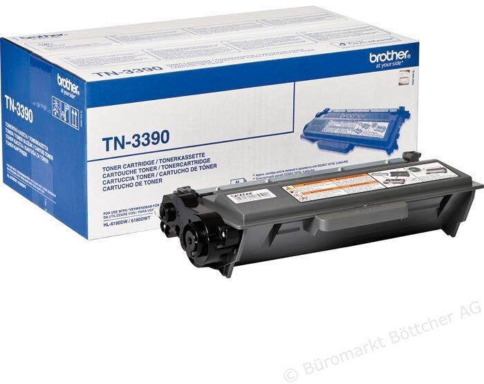 Brother TN3390P - Čierny - original - kartridż tonerowy do DCP-8250DN, HL-6180DW