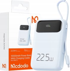Mcdodo Power Bank Mcdodo MC-3254 10000mAh, 22.5W, do Light (Modrý)