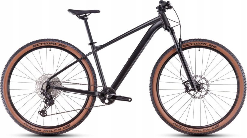 Cube Dviratis Cube Reaction SLX 29 srokoveblack'n'black 2025-L (Dydis: L)