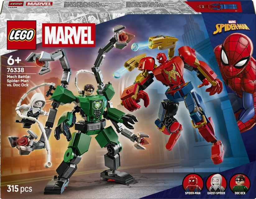 LEGO Marvel Bitwa mechów: Spider-Man kontra Doc Ock (76338)