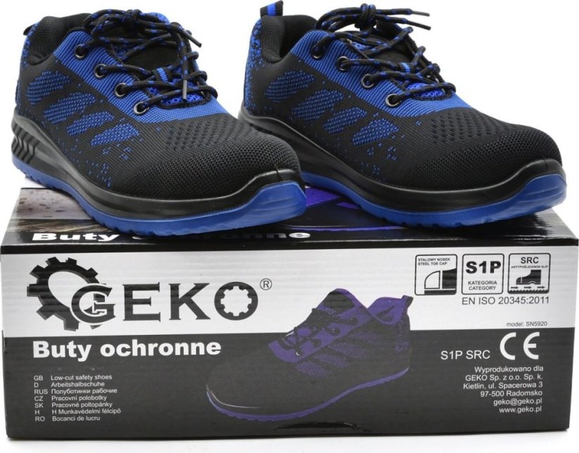 Geko tenisky Ochranné Športové model nr 5 S1P SRC - r. 46 (10)